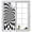 Black, variant on Black White Checker Window Privacy Film, Modern Abstract Checkered Tunnel Mosaic Cubes Frosted Glass Window Clings Static Cling UV Heat Blocking Reusable Door Sticker for Bathroom 23.6 x 59 Inch