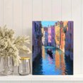 thumbnail image 2 of Qisvanset 12x16 Inch Lavender Field Sunset Oil Painting Canvas Print Wall Art, 2 of 5