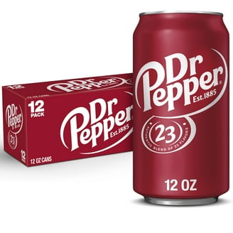 Dr Pepper Cherry Soda Pop, 12 fl oz, 12 Pack Cans, Unique Flavor