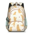 thumbnail image 2 of Golden Retriever with Bones and Paws Backpack for School,Cute School Bag,Schoolbag with Adjustable Shoulder Straps & Padded Back,16.9 Inch, 2 of 5