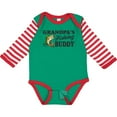 thumbnail image 3 of Inktastic Grandpa's Fishing Buddy Boys Long Sleeve Baby Bodysuit, 3 of 5