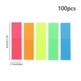 thumbnail image 3 of LmnLft 100pcs Transparent Sticky Index Tabs Page Markers Flags Book Notes Labels Self Adhesive Pops Up Tabs Organizer Supplies, 3 of 6