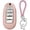 long keychain-Pink, variant on Key Fob Cover Compatible with Infiniti Q50 Q60 QX50 QX55 QX60 5 Button Keychain Case Holder Protector,Leather Keychain-black