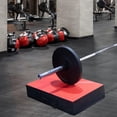 thumbnail image 4 of Almencla Coussin de Musculation Protection Sol Antidérapant Portable pour Club Exercice Haltère Entraînement Gym Rouge, 4 of 5