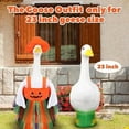 thumbnail image 4 of Goose Porch Decoration – Back to School Costume Lawn Statue for Garden, Patio or Classroom Display, 4 of 6