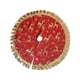 thumbnail image 3 of Falda de Navidad de 35 pulgadas Macarena Decoración reutilizable Reno dorado, 3 of 8