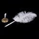 thumbnail image 2 of Ostrich Feather Wedding Guestbook Reception Pen Set With Gold/Sliver Holder ( Color : Gold ) Decoración Hogareña Fugacal NO, 2 of 5