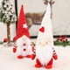 thumbnail image 4 of 2pcs Valentine Gnome Handmade Swedish Gnome Scandinavian Tomte Santa Couple Figurine Plush Elf Toy, 4 of 5