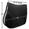 thumbnail image 2 of Dressage Saddle Pad with Fleece Lining Derby Originals - Navy, 2 of 3