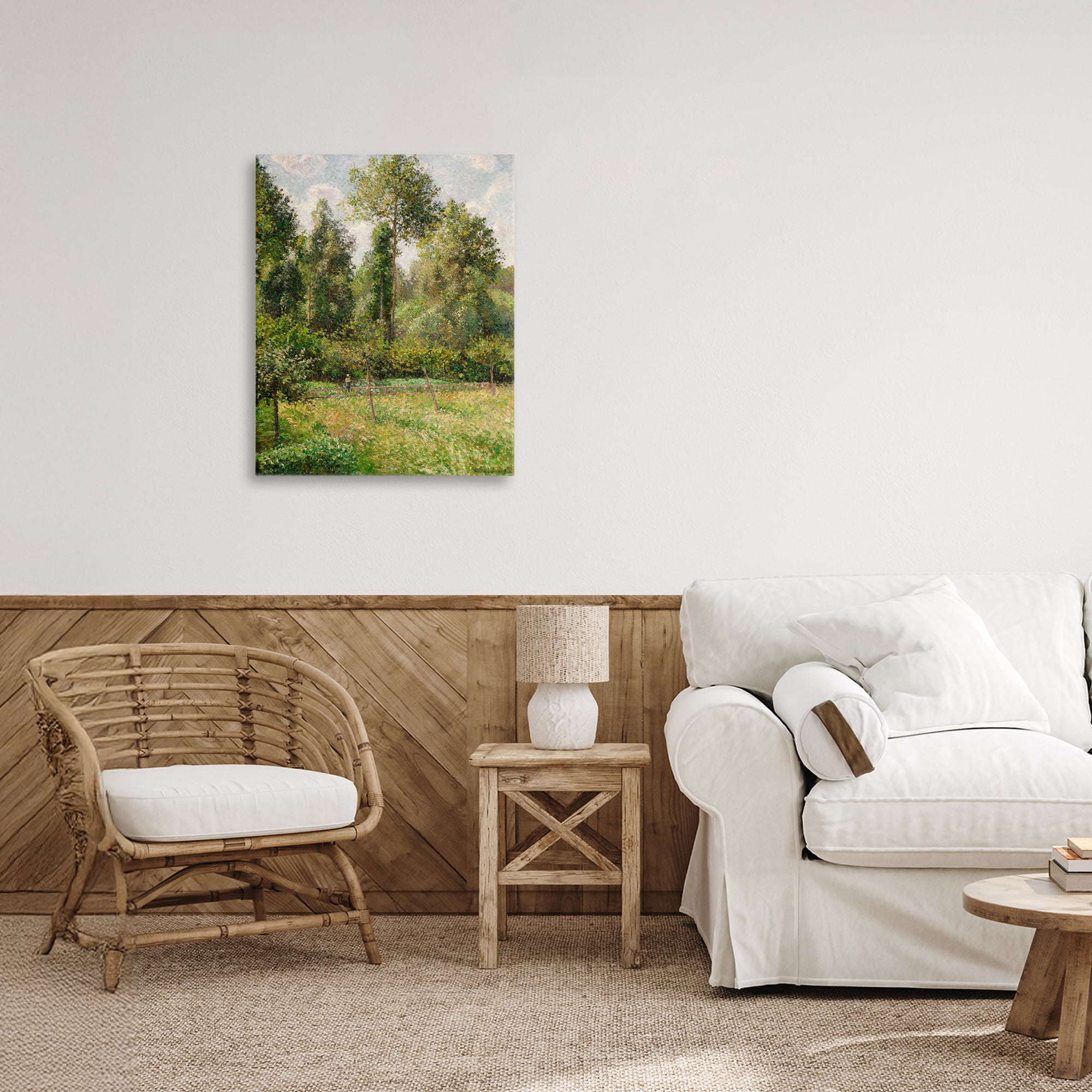 Stupell Industries Poplars Classic Landscape Canvas Wall Art, design by Camille Pissarro