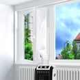 thumbnail image 1 of Window Seal Unit for Portable Air Conditioner and Dryer, Hot Air Shutoff Kit for All Mobile Air Conditioners, Air Exchange Guards with Zip and Strong Hook and Loop Fastener (400cm), 1 of 4