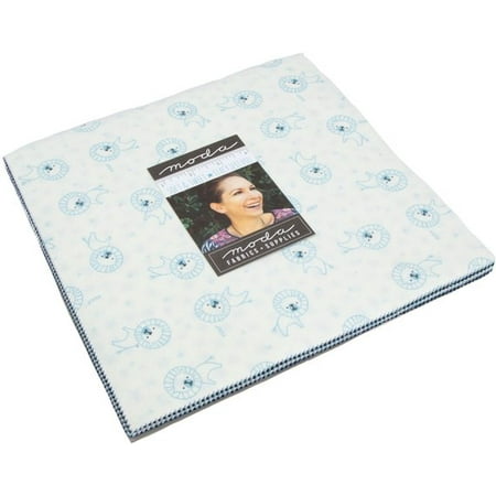 Sweet Cakes Flannel - Soft Sweet Flannel Blue Moda Junior Layer Cake by Stacy Iest Hsu; 20 - 10