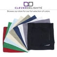 thumbnail image 4 of CleverDelights 6" Black Cotton Hemstitch Cocktail Napkins - 12 Pack, 4 of 4