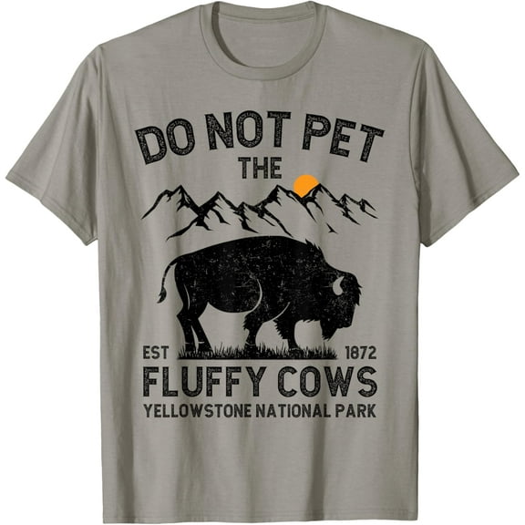 Do Not Pet The Fluffy Cows Cows T-Shirt