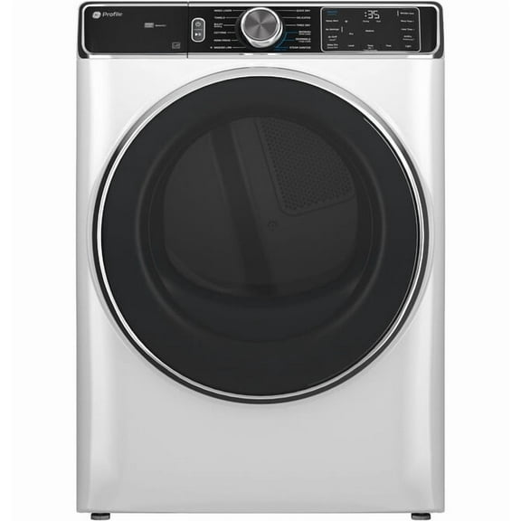 Ge Profile Pfd87gs 28" Wide 7.8 Cu. Ft. Energy Star Certified Gas Dryer - White