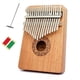 thumbnail image 1 of Piano de dedo profesional Mbira de diseño compacto de 17 teclas, caoba de alta calidad con pastilla incorporada, fácil de tocar en cualquier momento y en cualquier lugar. Color de registro, idiófono, 1 of 7