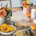 thumbnail image 4 of Fall Scenery Table Runner, Autumn Thanksgiving Kitchen Dining Table Decoration for Home Party Decor 13x48 Inches, 4 of 9