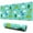 LightBlue Cartoon Dinosaurs, variant on Long Mouse Pads for Desk,LightBlue Cartoon Dinosaurs Trees Clouds Desk Mats on Top Of Desks, Desk Mouse Pad Extra Large with 3mm Non-Slip Base and Stitched Edge for Gaming,Work,Home 31.5"x11.8"