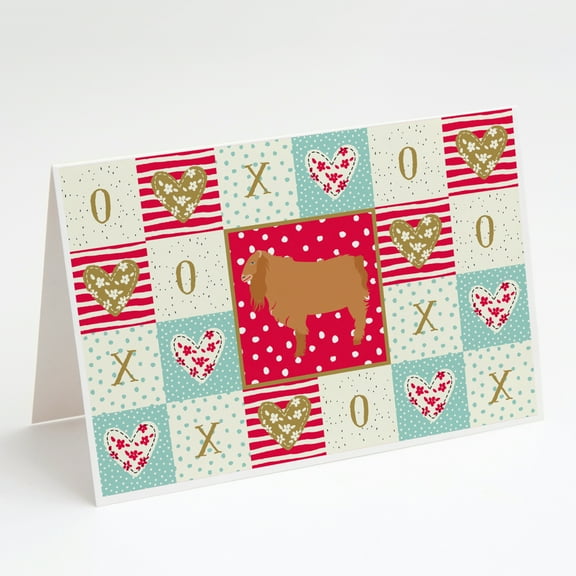 American Lamancha Goat Love Greeting Cards and Envelopes Pack of 8