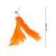 thumbnail image 2 of Repuestos de varita de plumas Unique Bargains de 2 piezas para interacción con mascotas, accesorios de recarga para varitas de gato para gatos de interior y exterior en naranja y blanco, 2 of 7