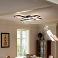 thumbnail image 3 of Luz de techo LED Shine LUEST de 26" cuadrada regulable con control remoto, 3 of 9