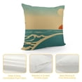 thumbnail image 4 of Nawypu  Farmhouse Decorative Throw Pillow Cover Big Ocean Wave and Tropical Island Decoration Home Decor Cushion Case for Sofa Couch, 4 of 5