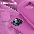thumbnail image 4 of Compatible with iPhone 13 Pro Case, Liquid Silicone Full Body Protective Case with [Anti-Scratch] [Soft Microfiber Lining] [Camera Protective Case] for iPhone 13 Pro 6.1 inch, Pitaya, 4 of 14