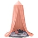 thumbnail image 1 of Dosel de cama para niñas, dosel de princesa rosa suave para cama de niñas, decoración de ensueño, dosel de cama con volantes para habitación de niños, cortinas de cama con dosel, tienda de juegos con, 1 of 6