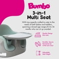 thumbnail image 2 of Bumbo 3-in-1 Adjustable Baby & Toddler Multi Seat for 6-36 Months Old, Breige/Agave, 2 of 10