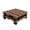 2PC, variant on Wooden Rolling Flowerpot Stand With Wheels For Indoor Outdoor Garden Use Offering Durable Construction And Easy Mobility For Heavy Planters 1pc