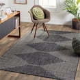 thumbnail image 7 of Surya Eagean EAG-2348 63 x 91" Rectangle Fabric Rug in Black/Charcoal/Light Gray, 7 of 7