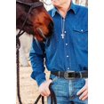 thumbnail image 2 of YOETEY Mens Western Genuine Leather Belt Without Buckle - Cowboy Belt for Casual Jeans, 2 of 8