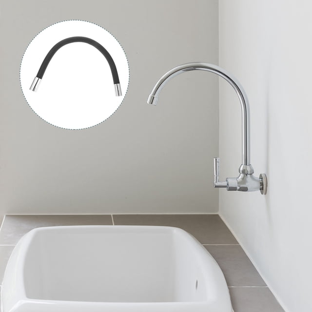SEWACC 1Pack Flexible Shaft Extension Tube Faucet Extension Tube Splash-proof for Kitchen Use