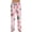 Pink -AC36, variant on Lumtrix Christmas Pajama Pants Men Plaid Print Cozy Soft Warm Lightweight Loose Fit Wide Leg Lounge Pj Sleepwears Deep Red L