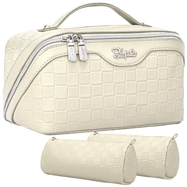 Bolsa organizadora de viaje para maquillaje BOYATU, juego de 3 piezas, impermeable