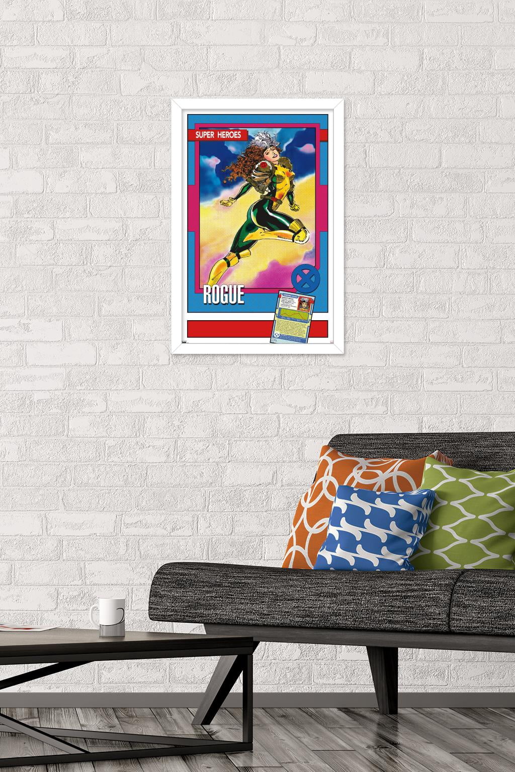 Marvel Trading Cards - Rogue Wall Poster, 14.725" x 22.375" Framed