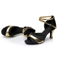 thumbnail image 4 of XIHAHA nueva moda para chicas señoras Tango Salsa baile de salón zapatos de baile latino 5,5/7,5 cm tacones más colores sandalias, 4 of 5