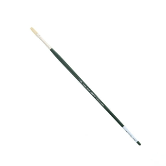 Winsor & Newton Winton Brush, Long Handle, Flat, 3