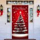 thumbnail image 4 of Y letrero decorativo para puerta con muñeco de nieve Tapiz decorativo para puerta para fiestas navideñas Tapiz para puerta Letrero para puerta para fiestas, 4 of 6