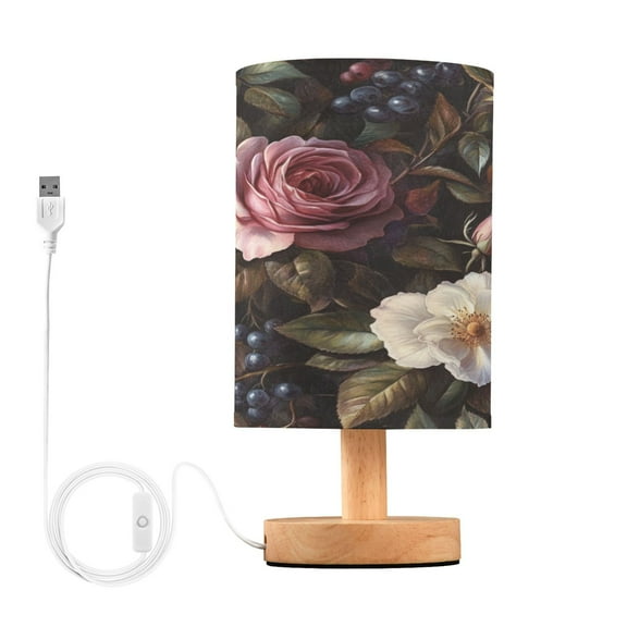 BZSMCE Lamp Modern White and Pink Blossom Creative Patter Night Light