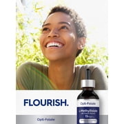 L Methylfolate Drops 15mg | 2 Fl Oz | with Organic Glycerin | Mixed Berry Flavor | by Carlyle