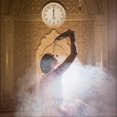 thumbnail image 3 of Horloge murale en bois pour sauna, diamètre 23 cm, à suspendre au mur, pour sauna, maison, bureau, 3 of 4