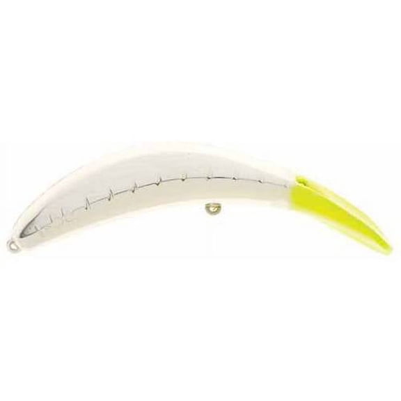 Yakima Bait Hawg Nose, 5.5, Metallic Silver Chartreuse Head