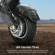 Ausom F1 MAX off Road Electric Scooter for Adults, 1400W Dual Motor, 62 Miles Range, 45 mph Speed, 72% Uphill, E-ABS & Hydraulic Brakes, NFC Lock, Foldable E-Scooter with Lightings