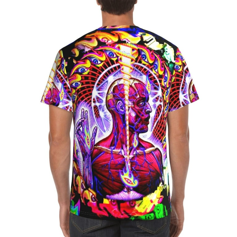 Tool Lateralus Eye Music T-Shirt for Men Novelty 3D Pritneted