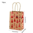 thumbnail image 3 of Aufmer 30 Pcs Christmas Themed Gift Bag with Tree Pattern, Holiday Party Favor Packaging, Seasonal Present Wrapping Solution(Multicolor), 3 of 6