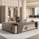 thumbnail image 4 of Computer Standing Office Desk Conference Study Executive Storage Monitor Office Desk Corner Scrivania Angolare Furniture HDH My Lux Decor Round, 4 of 13