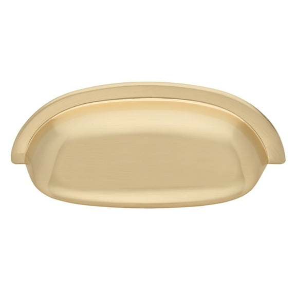 GlideRite 2.5 in. Center Classic Bin Cabinet Pull, Champagne Gold, Pack of 10