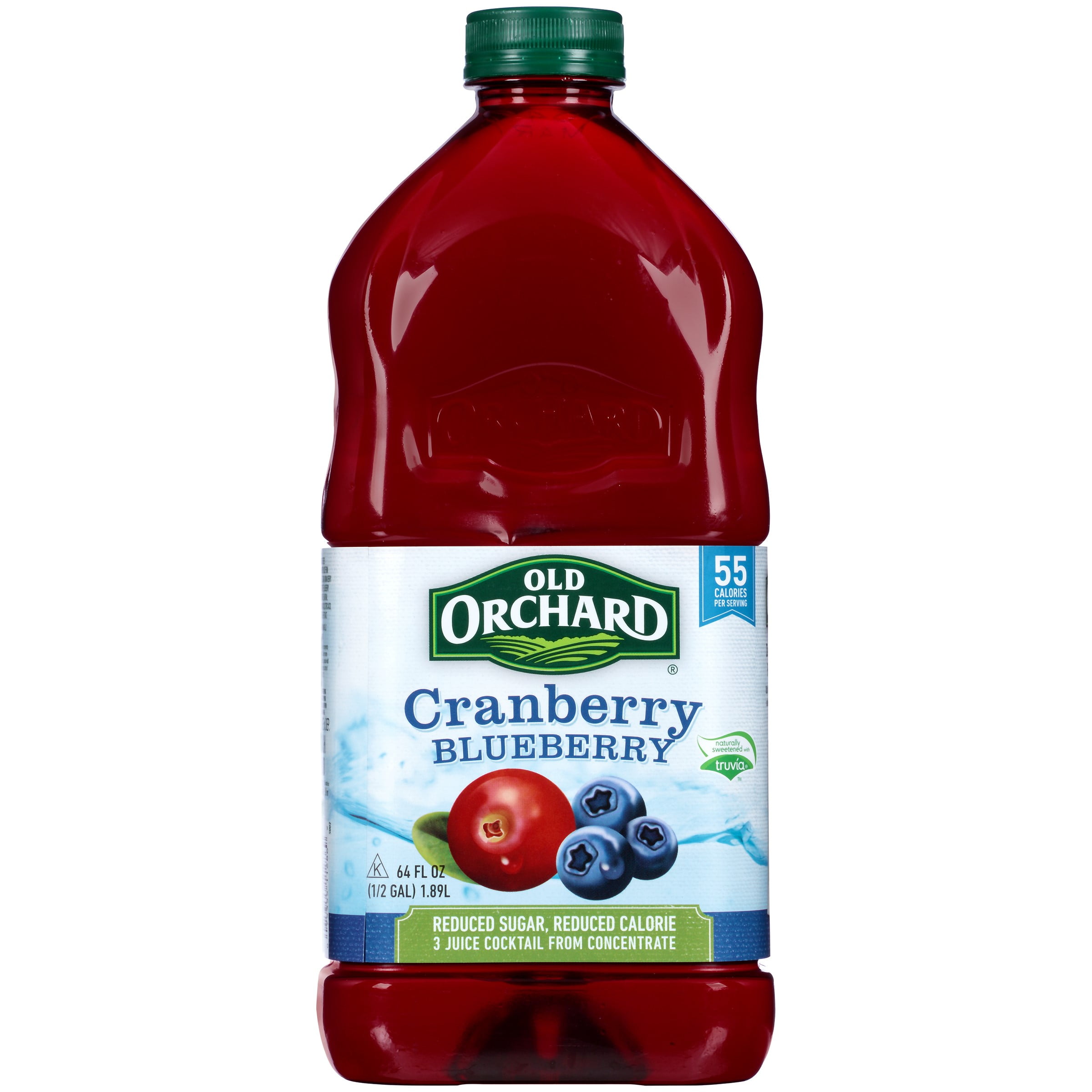 Old Orchard Juice Cocktail, Cranberry Blueberry, 64 Fl Oz - Walmart.com