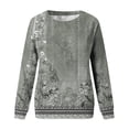 thumbnail image 4 of Chandails à Capuchon de Mode pour Femmes 2023 Manches Longues Décontractées Col Rond Chandails en Molleton Solides Hauts Blouse 50 % de Rabais Liquidation Costumes Halloween/noël, 4 of 4